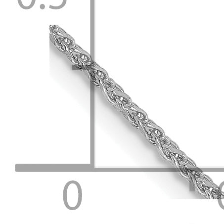 14k WG 1.25mm Spiga D/C Chain