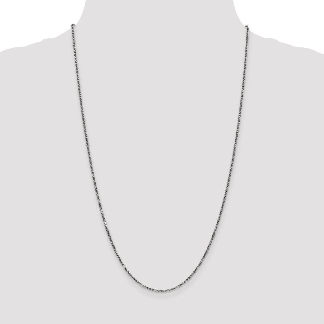 14k WG 1.7mm Spiga D/C Chain
