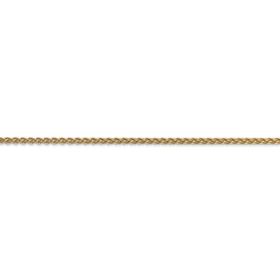 Cadena espiga de 14k y 2,1 mm