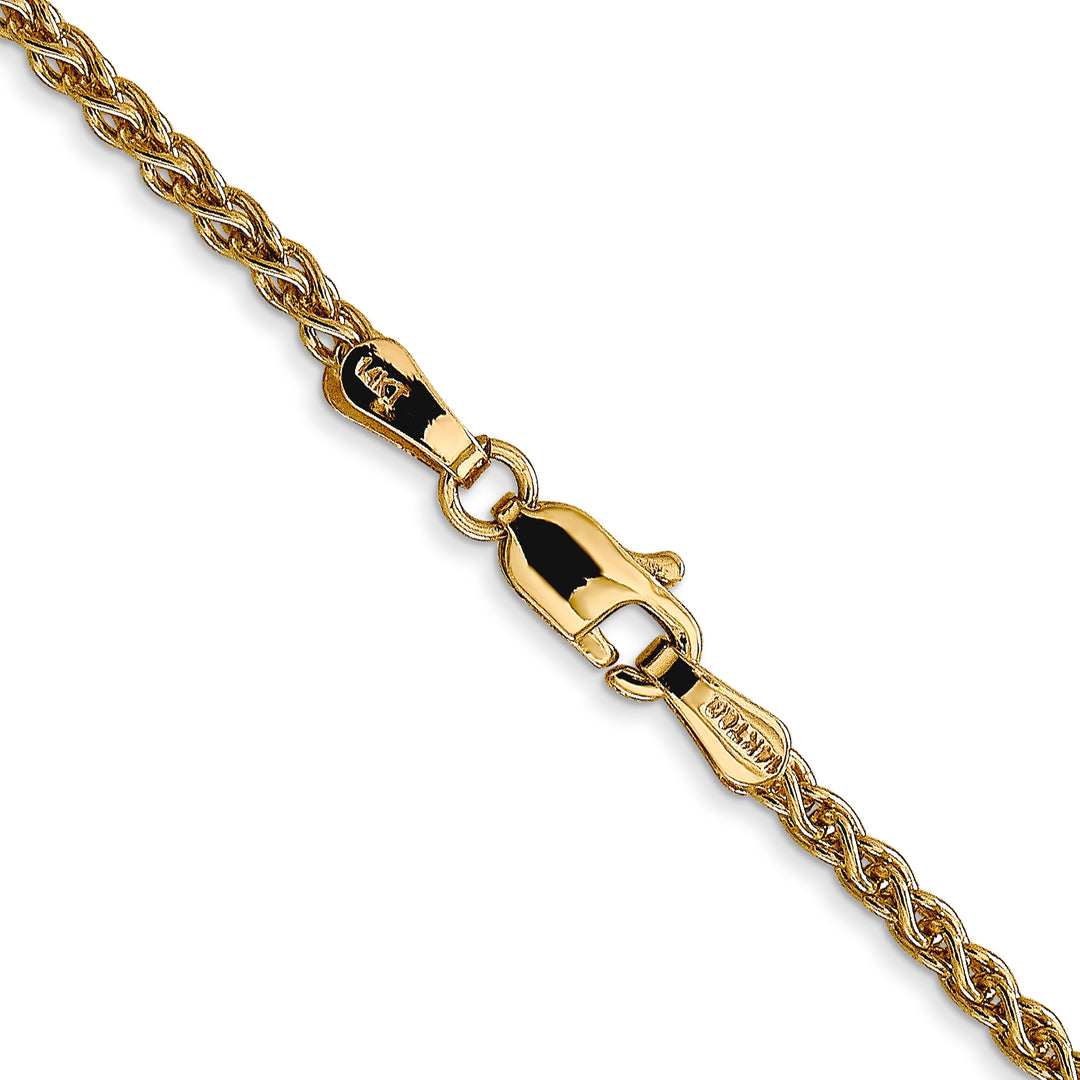 Cadena espiga de 14k y 2,1 mm