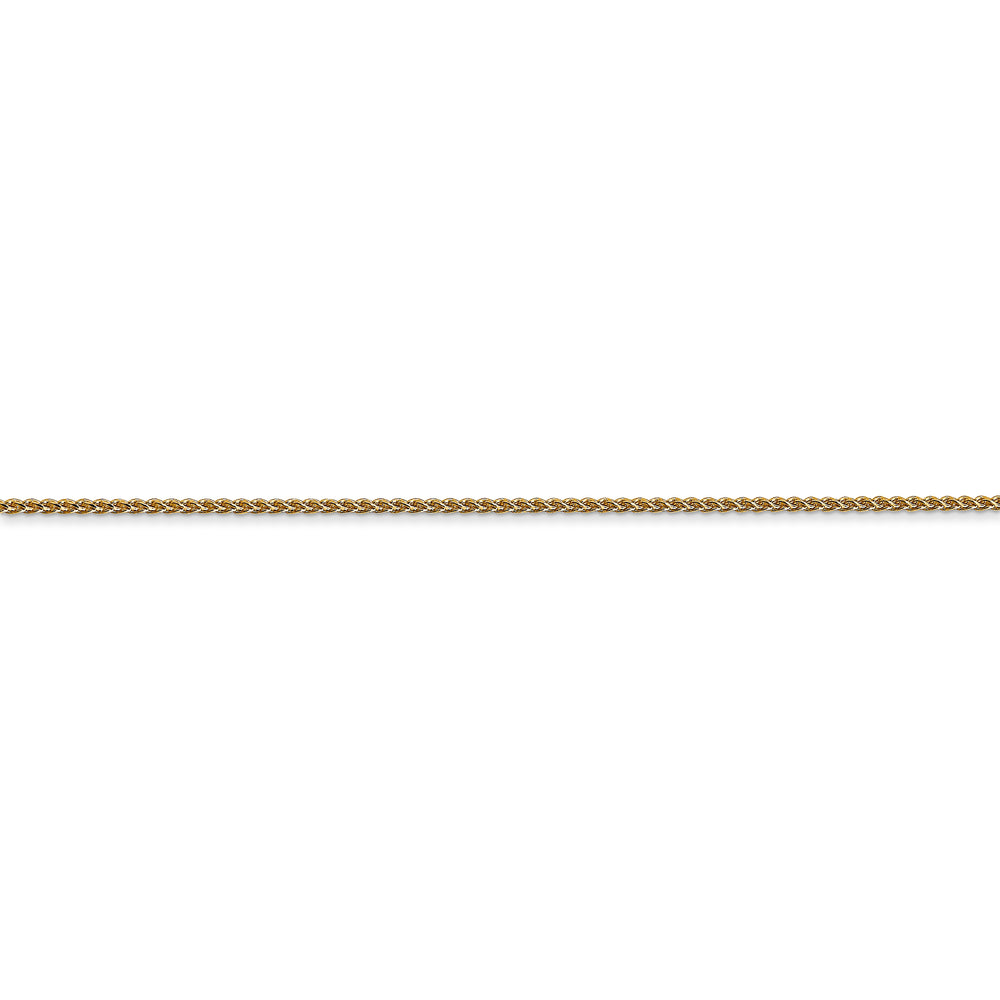 14k 1.05mm Spiga D/C with spring ring clasp chain