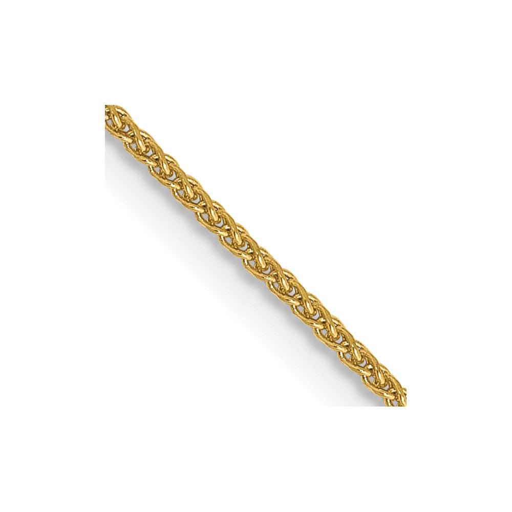 14k 1.05mm Spiga D/C with spring ring clasp chain