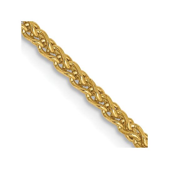 14k 2.1mm Spiga D/C Chain