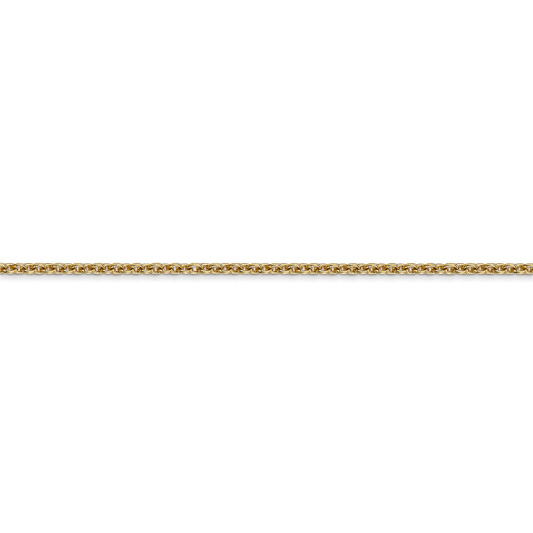 Cadena portacables forzantina de 14k y 1,8 mm