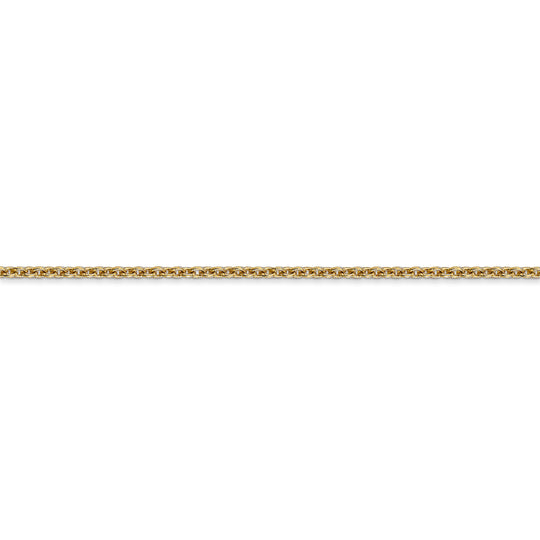 Cadena portacables forzantina de 14k y 1,8 mm