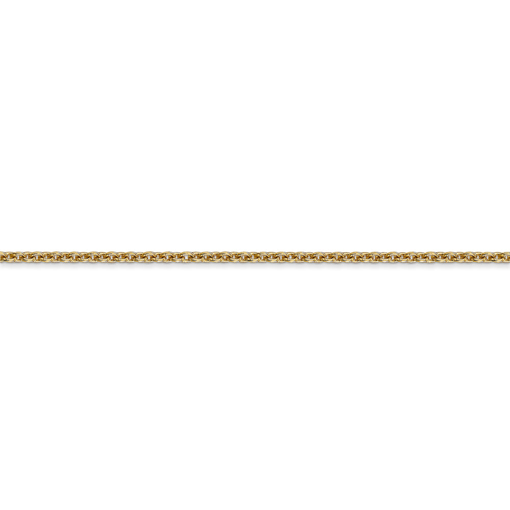 Cadena portacables forzantina de 14k y 1,8 mm