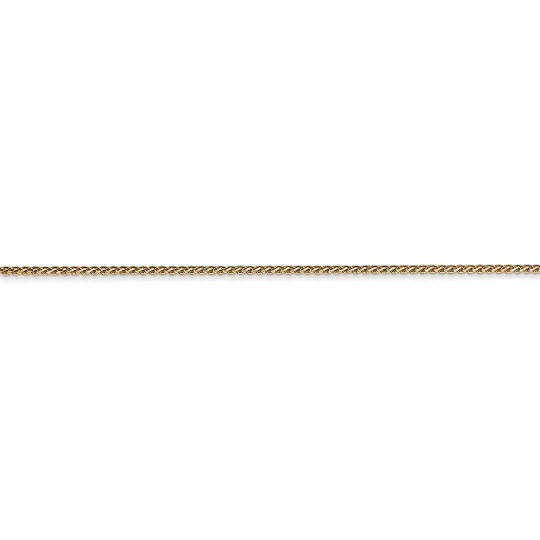 14k 1.05mm Spiga D/C with lobster clasp chain