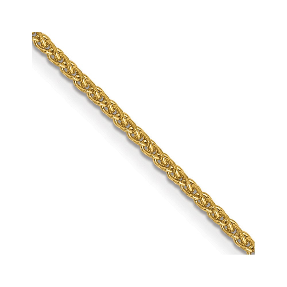 14k 1.05mm Spiga D/C with lobster clasp chain