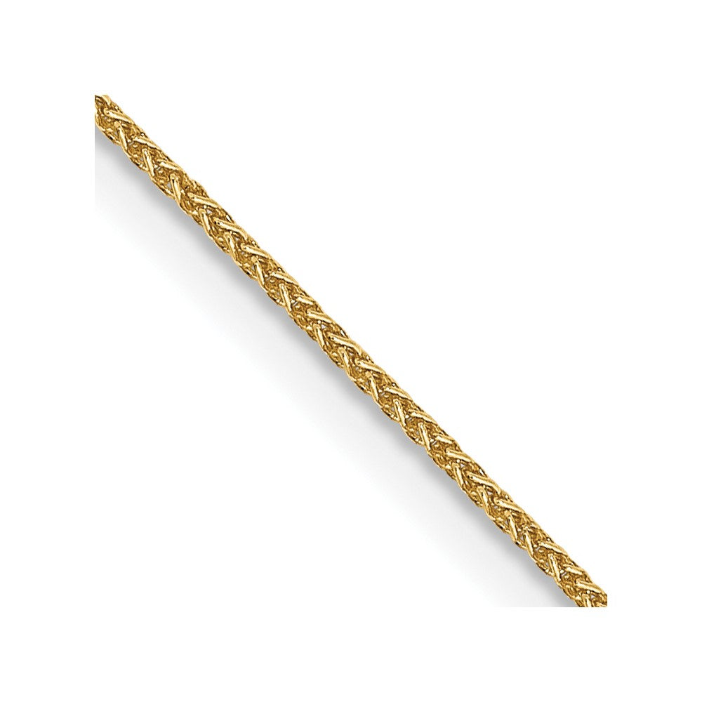 14k 0.85mm Spiga with lobster clasp chain