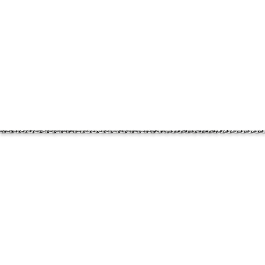 Cadena con Cierre de Langosta Corte Diamante de 0.8 mm en Oro de 14k