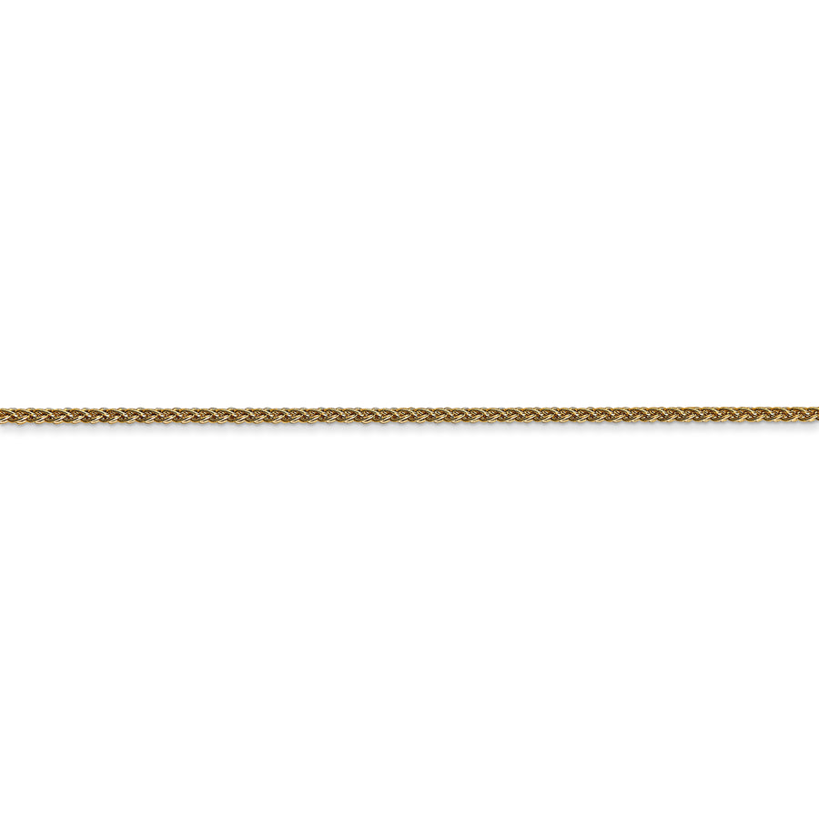 Cadena espiga de 14k y 1,25 mm