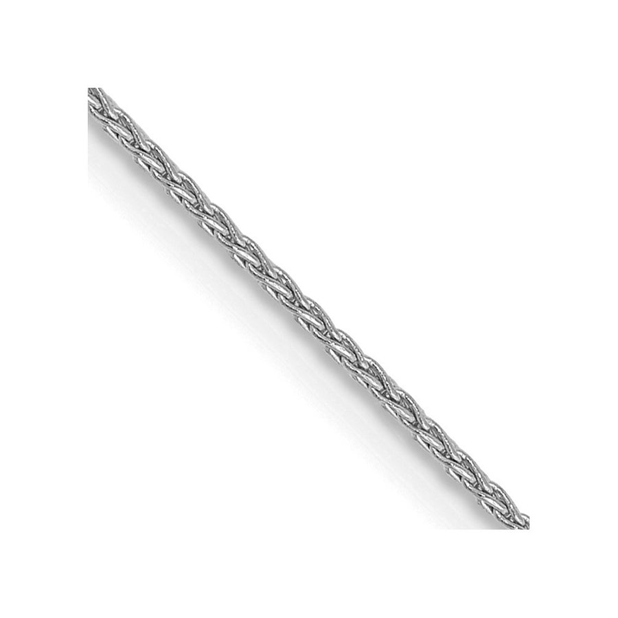 Cadena de trigo parisina de 14 k WG de 1 mm