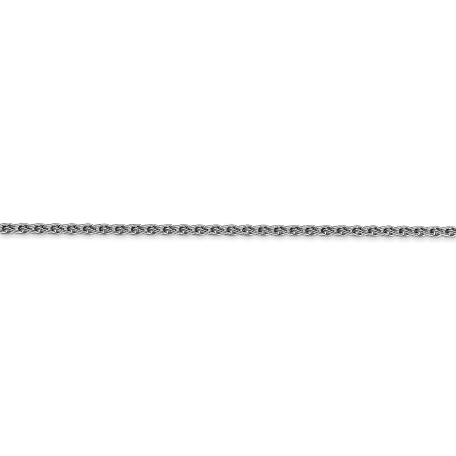Cadena de trigo parisina de 14 k WG de 1,75 mm