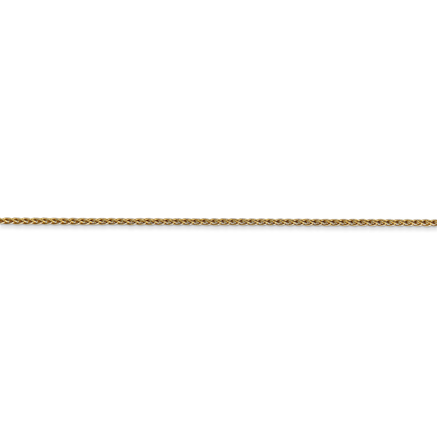 Cadena de trigo parisina de 14k y 1,2 mm
