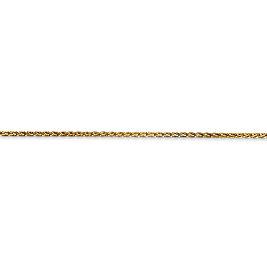 Cadena de trigo parisina de 14k y 1,5 mm