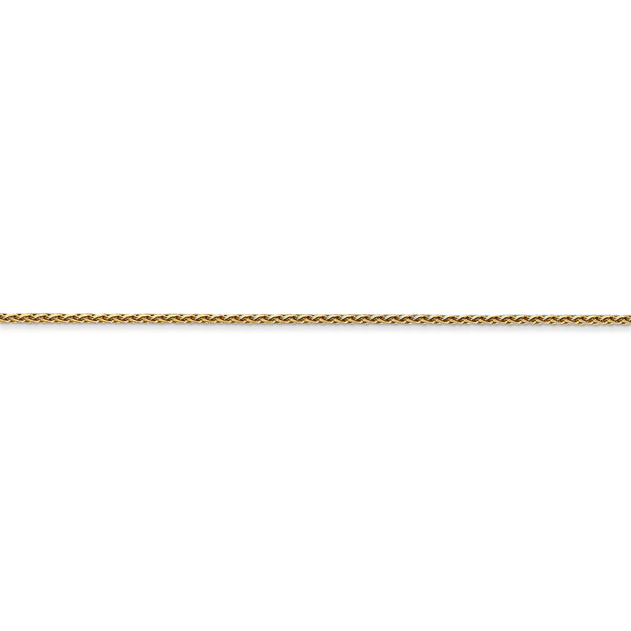 Cadena de trigo parisina D/C de 14K y 1 mm