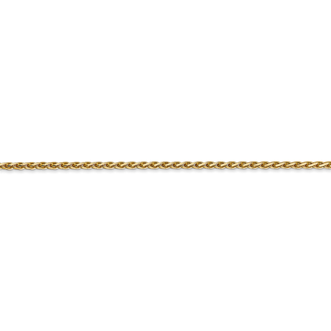 Cadena de trigo parisina D/C de 14K y 1,6 mm