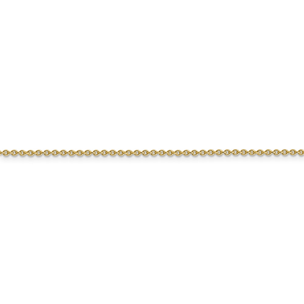 Cadena portacables forzantina de 14k y 1,4 mm
