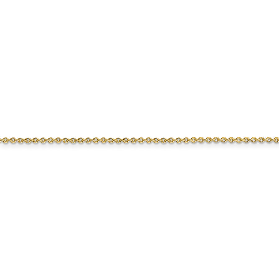 Cadena portacables forzantina de 14k y 1,4 mm
