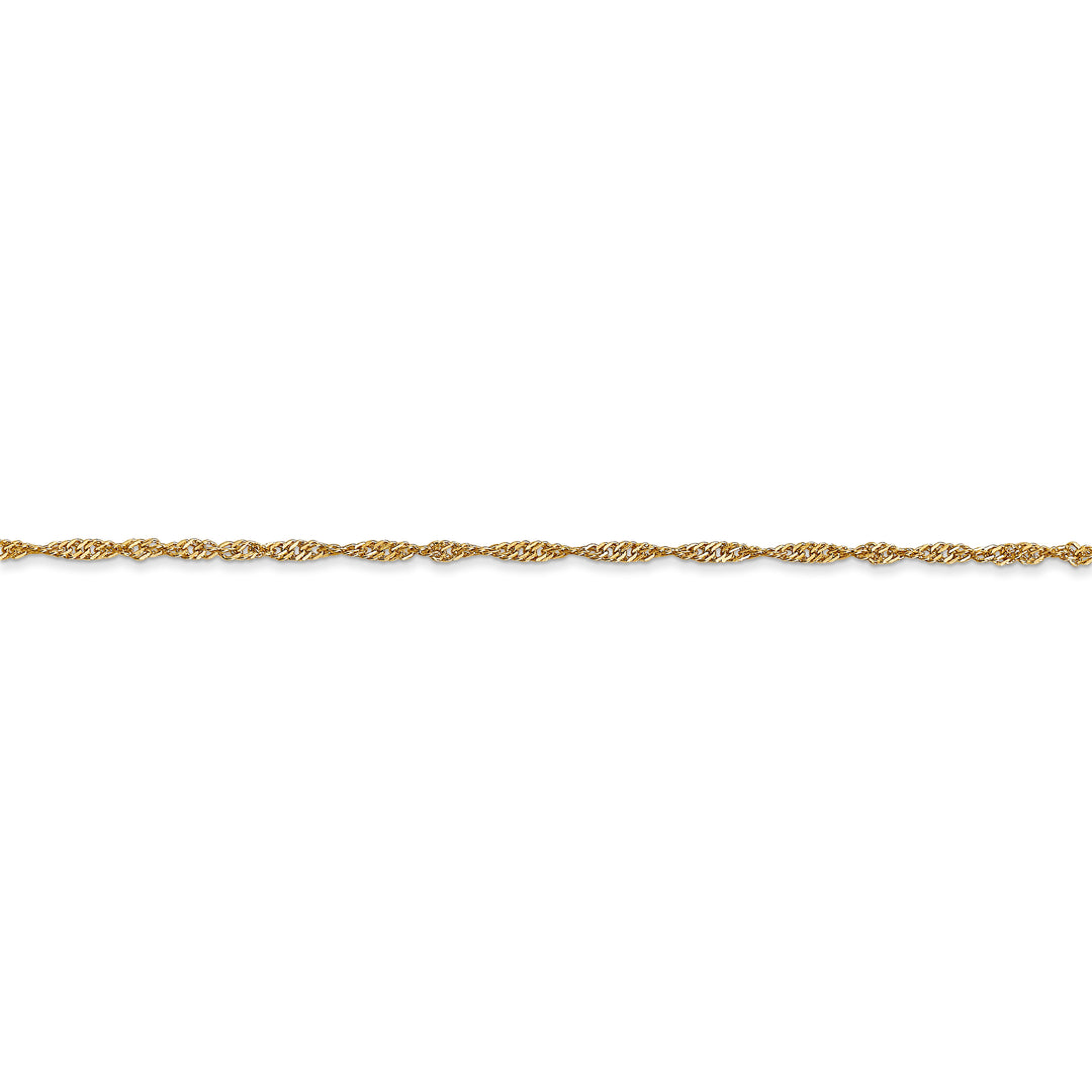 14k 1.4mm Singapore chain