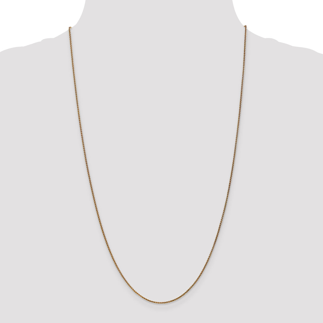 14k 1.25mm Spiga D/C Chain