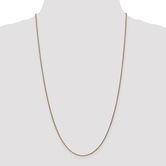 14k 1.25mm Spiga D/C Chain