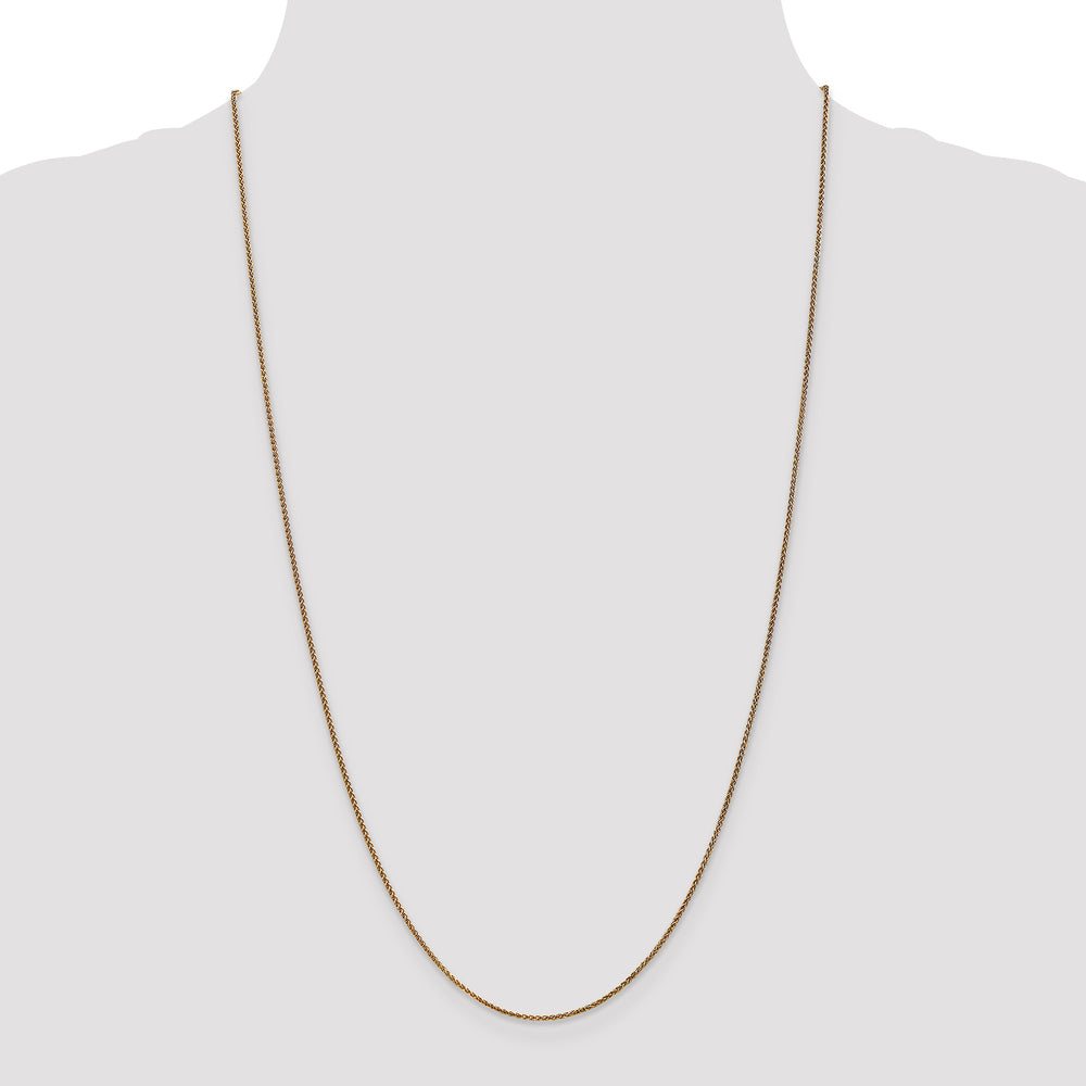 14k 1.25mm Spiga D/C Chain