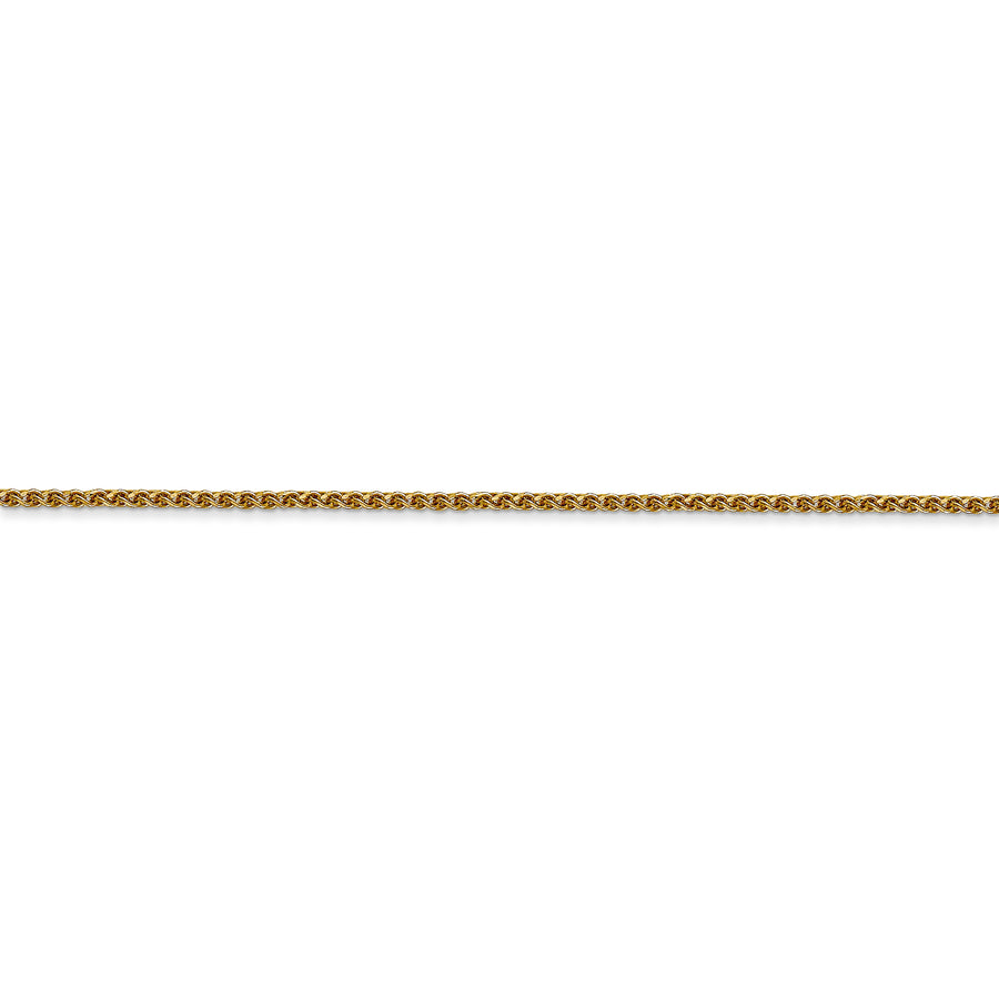 Cadena Spiga D/C de 14k y 1,25 mm