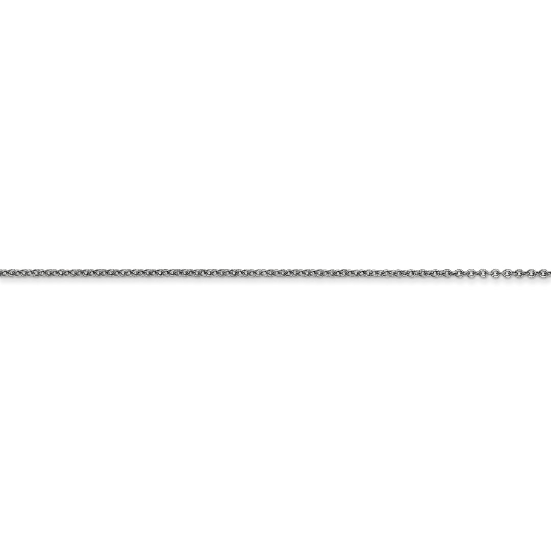 0.9mm WG Lobster Clasp Chain in 14k Gold