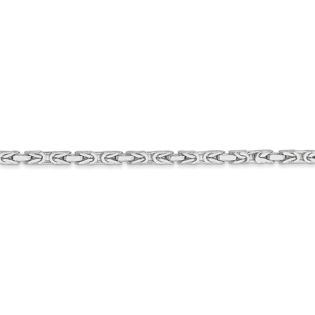 2mm WG Byzantine Chain in 14k White Gold