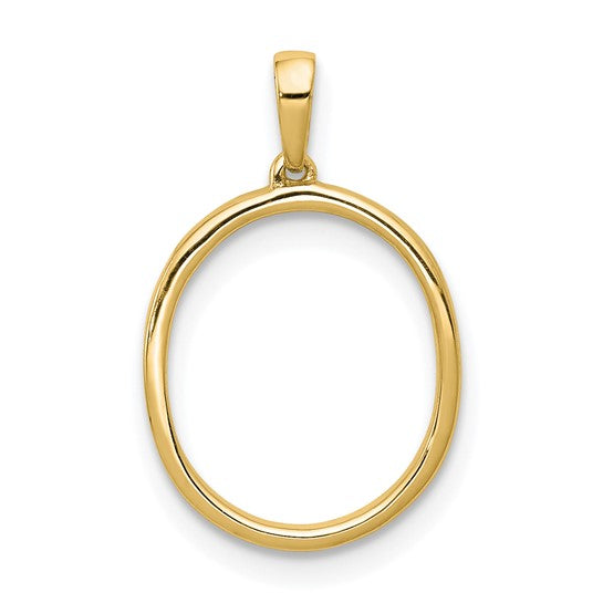 Dije Inicial Letra “O” en Oro Amarillo de 14K con Diamantes