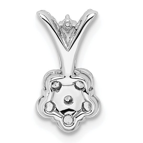 Diamond Pendant in Polished 14k White Gold