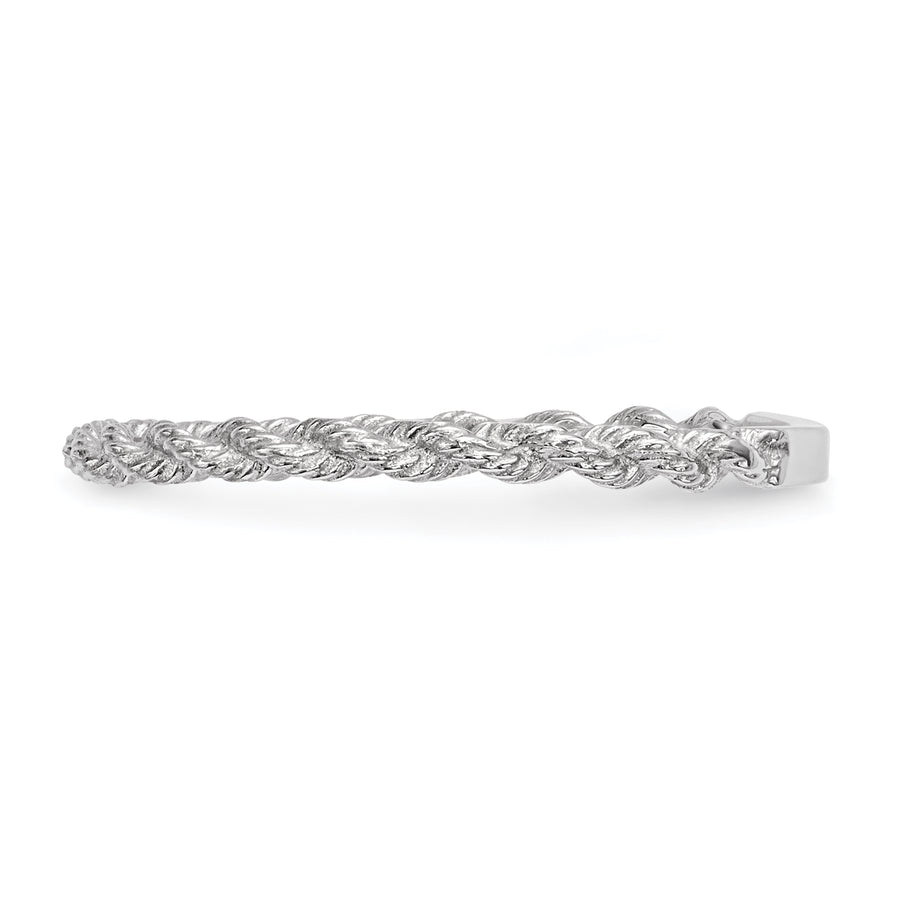 Anillo de Cuerda Torcida Pulida en Oro de 14k