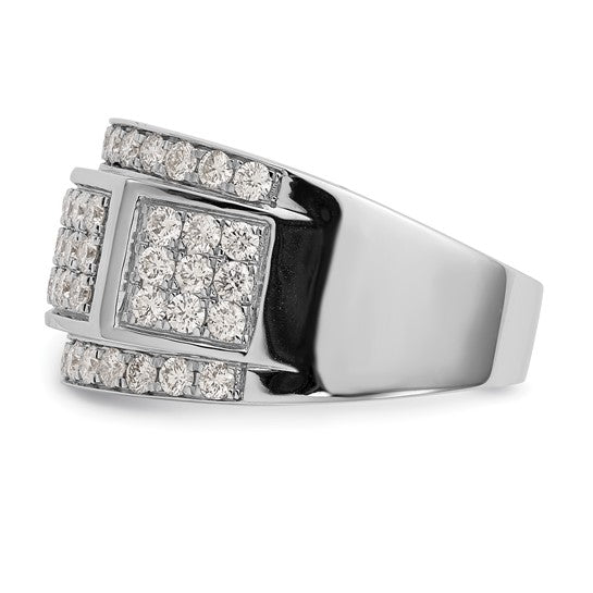 Anillo de Boda para Hombre en Oro 10k con Diamante Lab Creado