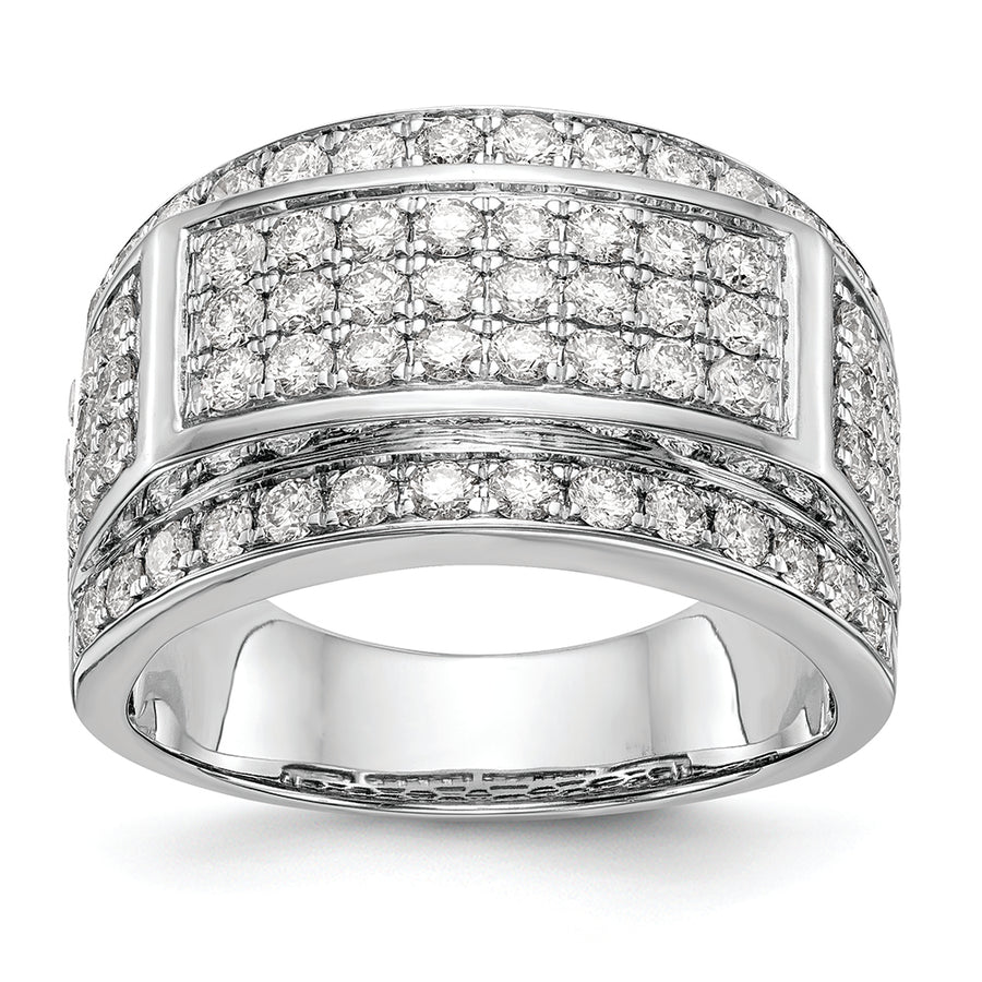 Anillo de Boda para Hombre en Oro 10k con Diamante Lab Creado