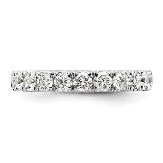 Anillo de Boda TRUE ORIGIN de Oro Blanco 14K con 1 Quilate de Diamantes de Laboratorio VS+ F+