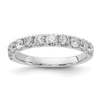 Anillo de Boda TRUE ORIGIN de Oro Blanco 14K con 1 Quilate de Diamantes de Laboratorio VS+ F+