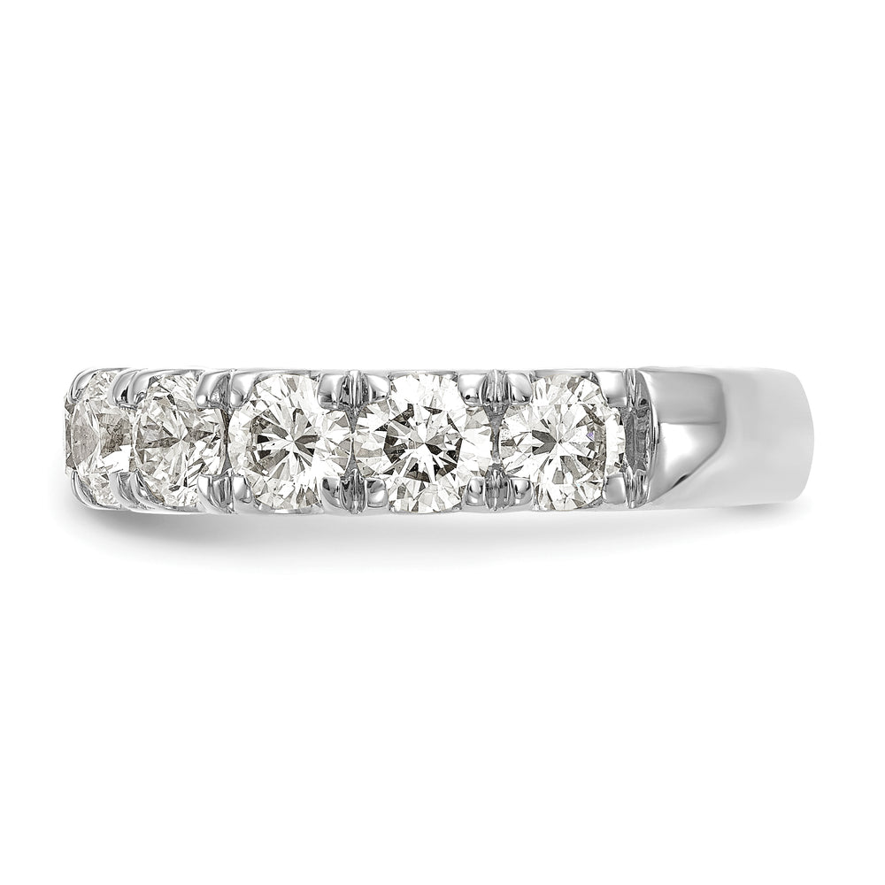 Anillo de Boda de Oro Blanco de 14K con 2 Quilates de Diamantes de Laboratorio VS+ F+