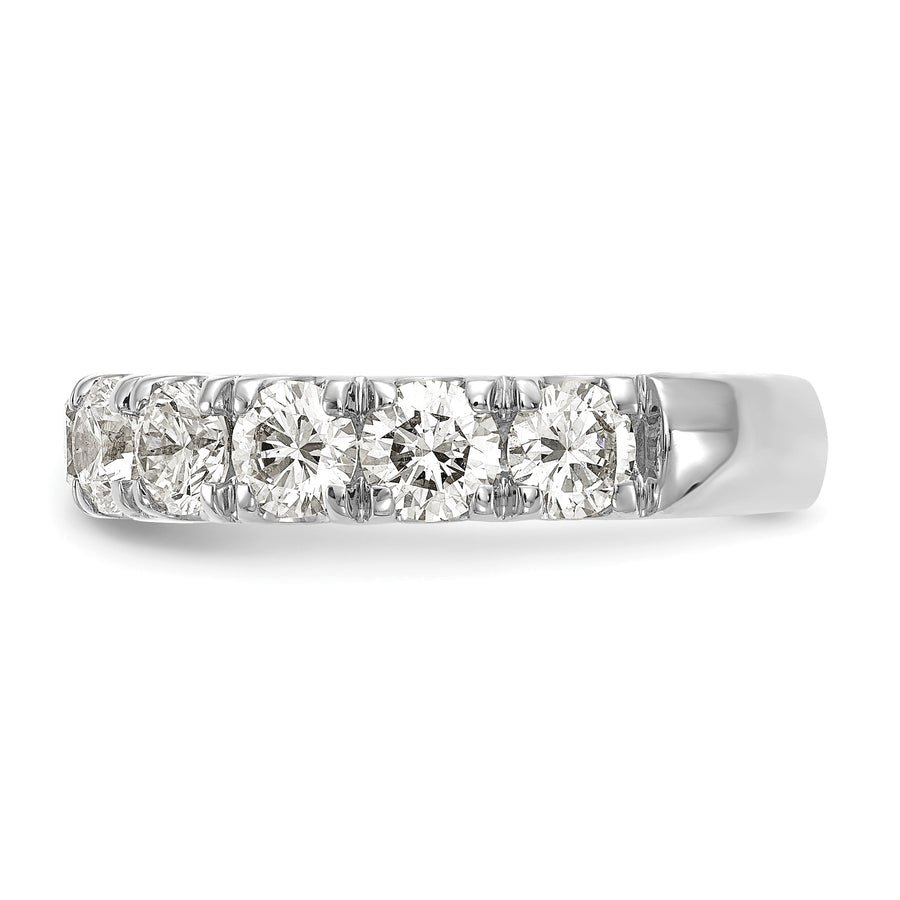 Anillo de Boda de Oro Blanco de 14K con 2 Quilates de Diamantes de Laboratorio VS+ F+