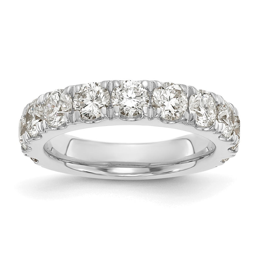 Anillo de Boda de Oro Blanco de 14K con 2 Quilates de Diamantes de Laboratorio VS+ F+