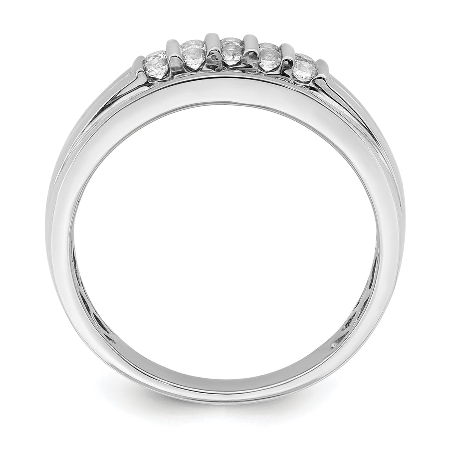 Anillo para Hombre de Oro 10k con Diamante de 1/2 Quilate Creado en Laboratorio (VS/SI+ G+)