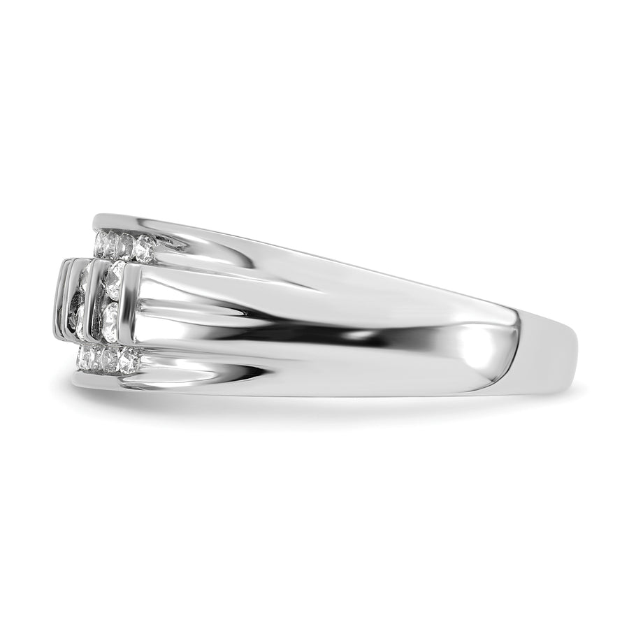 Anillo para Hombre de Oro 10k con Diamante de 1/2 Quilate Creado en Laboratorio (VS/SI+ G+)