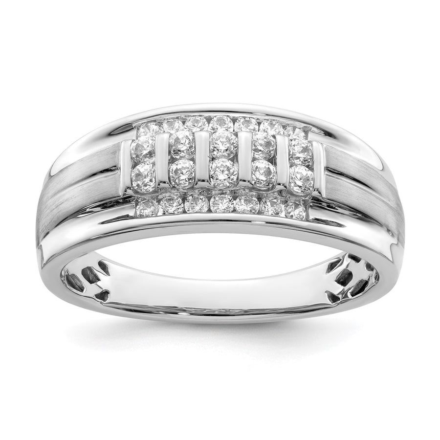 Anillo para Hombre de Oro 10k con Diamante de 1/2 Quilate Creado en Laboratorio (VS/SI+ G+)