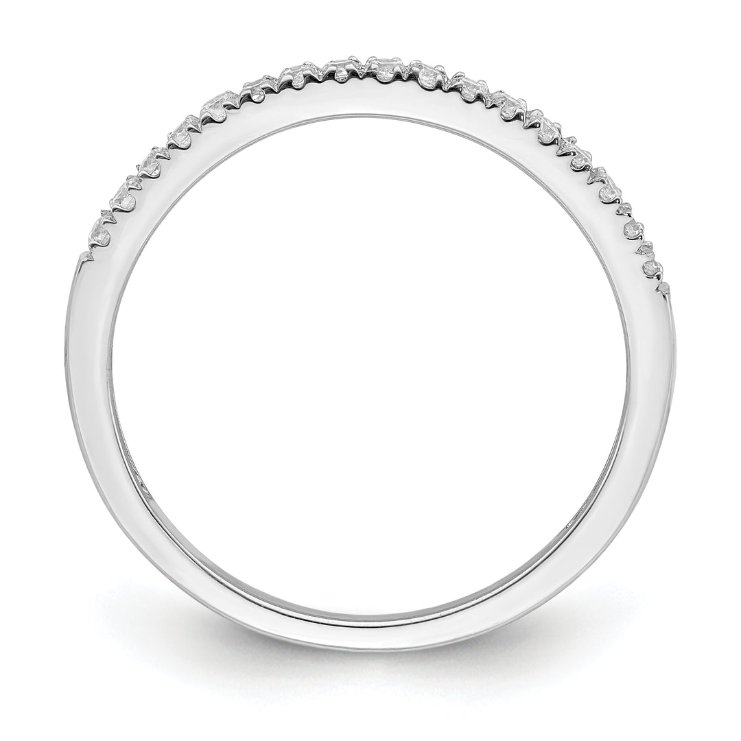  Alianza de Boda Blooming Bridal en Oro Blanco de 14k con Diamantes de 1/6 Quilates