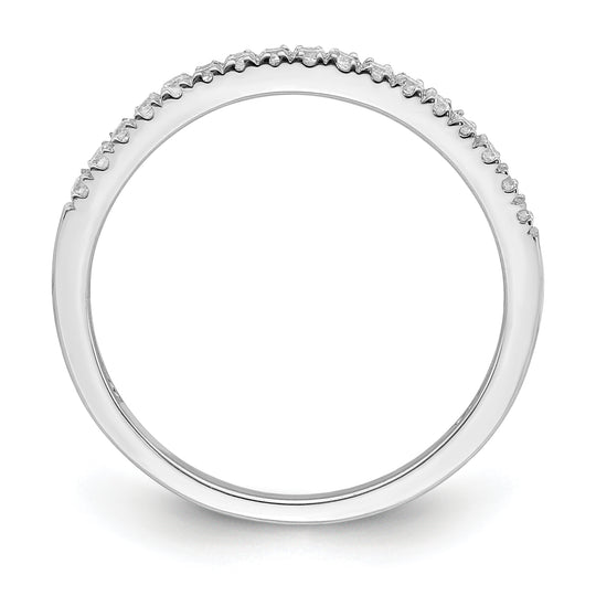  Alianza de Boda Blooming Bridal en Oro Blanco de 14k con Diamantes de 1/6 Quilates
