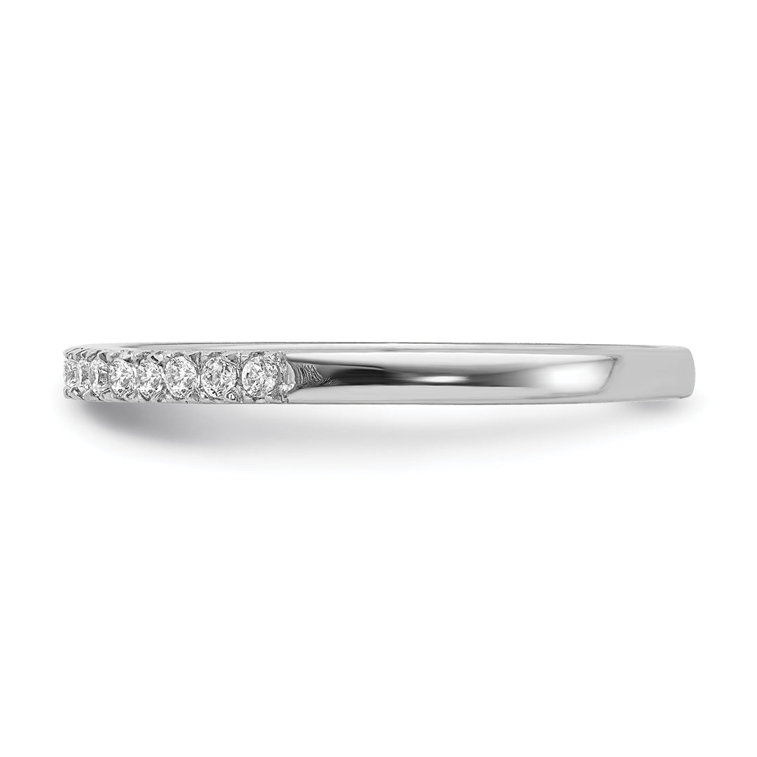  Alianza de Boda Blooming Bridal en Oro Blanco de 14k con Diamantes de 1/6 Quilates