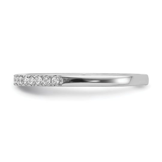  Alianza de Boda Blooming Bridal en Oro Blanco de 14k con Diamantes de 1/6 Quilates
