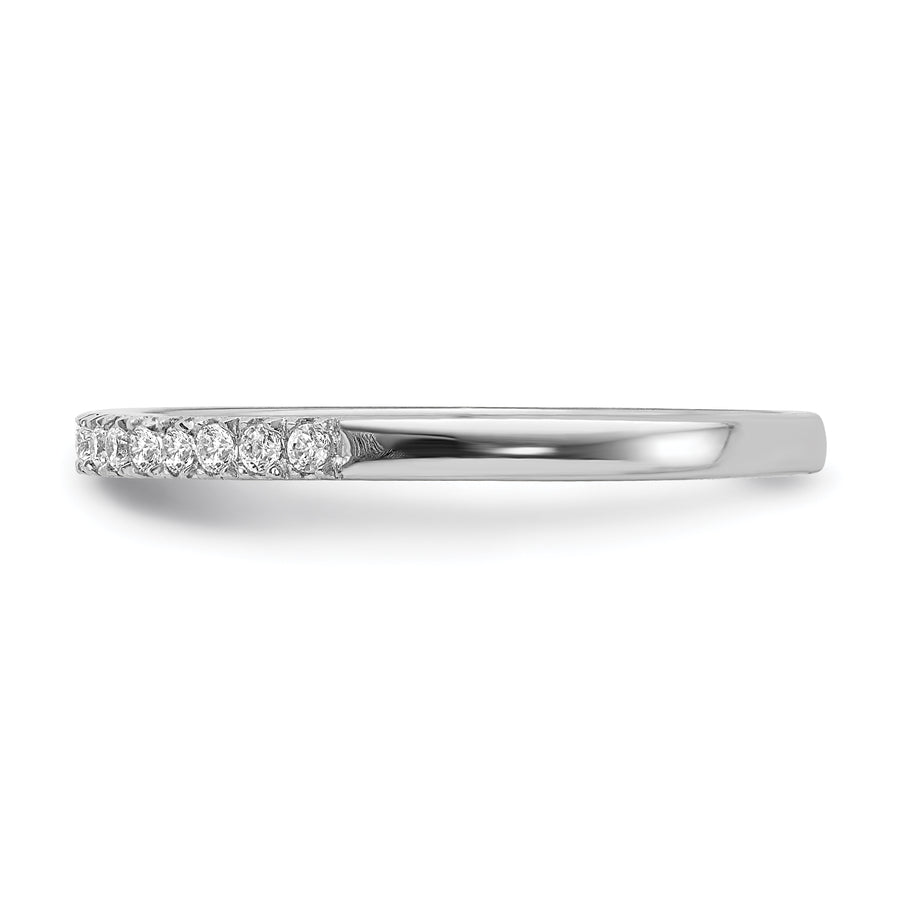  Alianza de Boda Blooming Bridal en Oro Blanco de 14k con Diamantes de 1/6 Quilates