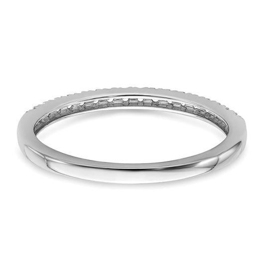  Alianza de Boda Blooming Bridal en Oro Blanco de 14k con Diamantes de 1/6 Quilates