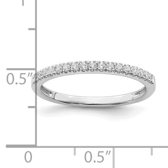  Alianza de Boda Blooming Bridal en Oro Blanco de 14k con Diamantes de 1/6 Quilates